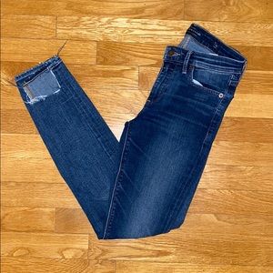 Lucky Brand Distressed Skinny Ankle Jeans